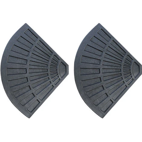 Greenbay 2 Pack Banana Parasol Base Cement Concrete Parasol Umbrella Stand Weights Garden Outdoor Accessories 4 Greenbay 2 Pack Banana Parasol Base Cement Concrete Parasol Umbrella Stand Weights Garden Outdoor Accessories - Image 2