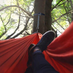 Relaxdays Hammock Straps, Hanging Suspension Swing Kit, Garden & Outdoor, Holds 200 Kg, 2 X Snap Hooks & Straps, Black -Outdoor Furniture Store 18364534 3