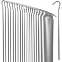 Pegs Ground Nails Ø 3.5mm Steel Galvanised Robust Weatherproof 50 Pegs