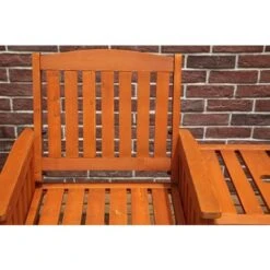 KMS BIRCHTREE Garden Love Seat LS02 Natural -Outdoor Furniture Store 18669652 3