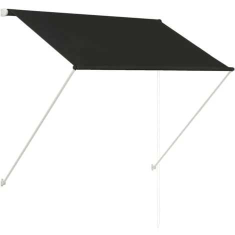 Retractable Awning 100x150 Cm Anthracite VidaXL 3 Retractable Awning 100x150 Cm Anthracite VidaXL