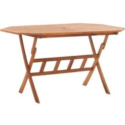 Folding Garden Table 135x85x75 Cm Solid Acacia Wood VidaXL