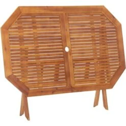 Folding Garden Table 135x85x75 Cm Solid Acacia Wood VidaXL 11 Folding Garden Table 135x85x75 Cm Solid Acacia Wood VidaXL -Outdoor Furniture Store 18804542 5