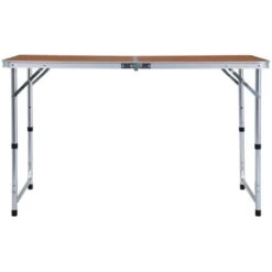 Foldable Camping Table Aluminium 120x60 Cm VidaXL 10 Foldable Camping Table Aluminium 120x60 Cm VidaXL -Outdoor Furniture Store 18804618 4