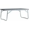 Folding Camping Table Grey Aluminium 60x40 Cm VidaXL -Outdoor Furniture Store 18804635 1