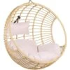 Boho Beige Rattan Hanging Chair Without Stand Indoor-Outdoor Wicker Round Aspio -Outdoor Furniture Store 18827673 1 1