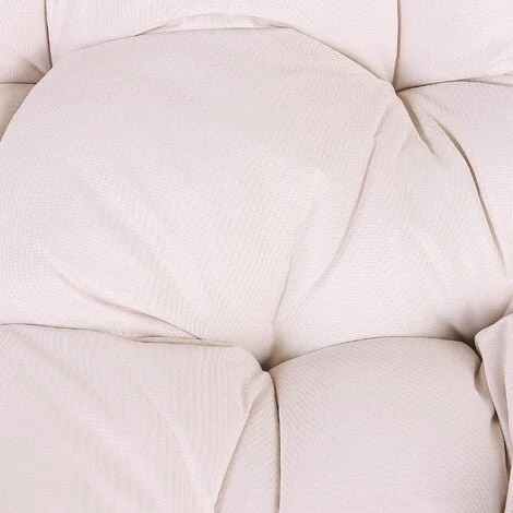 Boho Wicker Hanging Chair Swing Seat Without Stand Beige PE Rattan Atri 7 Boho Wicker Hanging Chair Swing Seat Without Stand Beige PE Rattan Atri - Image 5