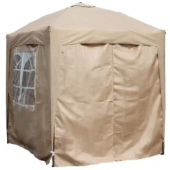 KMS BIRCHTREE Pop Up Gazebo 2X2M Beige -Outdoor Furniture Store 18946010 3