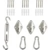 Fittings Accessories Kits For Triangle Sun Sail Shade Awning Canopy Fixing -Outdoor Furniture Store 19162120 1