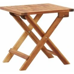 Folding Garden Coffee Table 40x40x40 Cm Solid Acacia Wood VidaXL