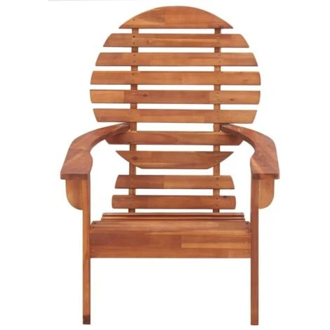 Adirondack Chair Solid Acacia Wood VidaXL 4 Adirondack Chair Solid Acacia Wood VidaXL - Image 2