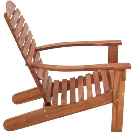 Adirondack Chair Solid Acacia Wood VidaXL 6 Adirondack Chair Solid Acacia Wood VidaXL - Image 4