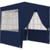 Professional Party Tent With Side Walls 2x2 M Blue 90 G/m² VidaXL -Outdoor Furniture Store 19542267 1