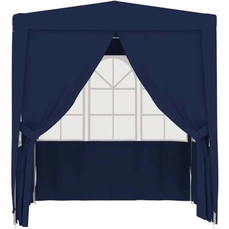 Professional Party Tent With Side Walls 2x2 M Blue 90 G/m² VidaXL 4 Professional Party Tent With Side Walls 2x2 M Blue 90 G/m² VidaXL - Image 2