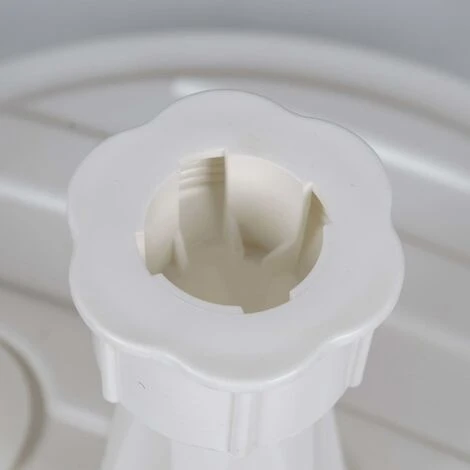 Parasol Base Plastic White EDA 7 Parasol Base Plastic White EDA - Image 5