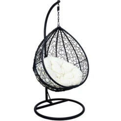 Charles Bentley Garden Rattan Hanging Swing Chair 9 Charles Bentley Garden Rattan Hanging Swing Chair -Outdoor Furniture Store 1989307 3