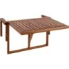 PrimeMatik - Folding Table 60 X 40 Cm In Certified Teak Wood For Outdoor Balcony -Outdoor Furniture Store 19938619 1