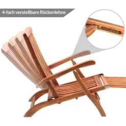 2x Deuba Wooden Deck Chair Patio Garden Outdoor Recliner Sun Lounger Hard Wood Reclining Day Bed 11 2x Deuba Wooden Deck Chair Patio Garden Outdoor Recliner Sun Lounger Hard Wood Reclining Day Bed -Outdoor Furniture Store 19938829 5