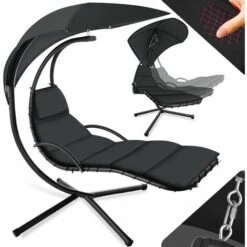 Maja Hanging Lounger - Black