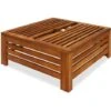 Deuba Parasol Stand Cover FSC®-certified Acacia Hardwood 62x62x25cm Hole Ø 8cm Weatherproof Outdoor Decoration Side Table 2 Deuba Parasol Stand Cover FSC®-certified Acacia Hardwood 62x62x25cm Hole Ø 8cm Weatherproof Outdoor Decoration Side Table -Outdoor Furniture Store 20038856 1