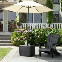 Adirondack Chair Troy Graphite Keter -Outdoor Furniture Store 20491243 5