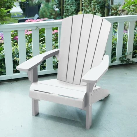 Adirondack Chair Troy White Keter 7 Adirondack Chair Troy White Keter - Image 5