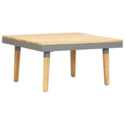 Hommoo Garden Coffee Table 60x60x31.5 Cm Solid Acacia Wood VD30004