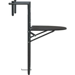 Hommoo Hanging Balcony Table Brown 60x64x83.5 Cm Plastic Rattan Look VD30272 9 Hommoo Hanging Balcony Table Brown 60x64x83.5 Cm Plastic Rattan Look VD30272 -Outdoor Furniture Store 20988663 3