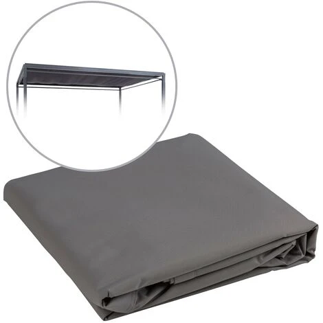 Blumfeldt Senator Replacement Roof Sun Protection Polyester Waterproof Grey 3 Blumfeldt Senator Replacement Roof Sun Protection Polyester Waterproof Grey