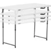 Lifetime 4-Foot Adjustable Fold-In-Half Table (Light Commercial) -Outdoor Furniture Store 23545453 1