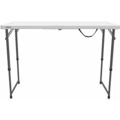 Lifetime 4-Foot Adjustable Fold-In-Half Table (Light Commercial) -Outdoor Furniture Store 23545453 4