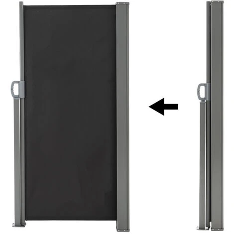 Livingandhome Outdoor Retractable Privacy Screen Windbreak Sunshade 5 Livingandhome Outdoor Retractable Privacy Screen Windbreak Sunshade - Image 3