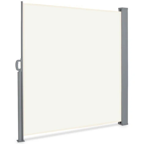 Livingandhome 300x160CM Retractable Side Awning Garden Patio Privacy Screen, Beige 7 Livingandhome 300x160CM Retractable Side Awning Garden Patio Privacy Screen, Beige - Image 5