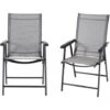 Livingandhome Set Of 2 Black Garden Folding Chair -Outdoor Furniture Store 23563143 1