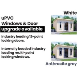Log Cabin Garden Office Man Cave Garden Room Summerhouse Terminator - 6m X 4m (45mm) 11 Log Cabin Garden Office Man Cave Garden Room Summerhouse Terminator - 6m X 4m (45mm) -Outdoor Furniture Store 23759606 5