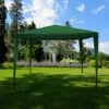 3x3m Pop Up Gazebo Waterproof Sides Party Tent Marquee Garden Outdoor Canopy, Green
