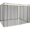 Outsunny Universal Replacement Gazebo Mesh Netting Screen Walls 302 Cm X 207 Cm -Outdoor Furniture Store 27950800 1