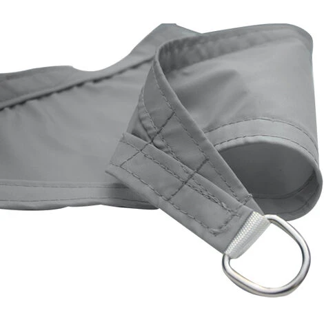 Greenbay Sun Shade Sail Garden Patio Party Sunscreen Awning Canopy 98% UV Block Square Grey 2x2m 4 Greenbay Sun Shade Sail Garden Patio Party Sunscreen Awning Canopy 98% UV Block Square Grey 2x2m - Image 2