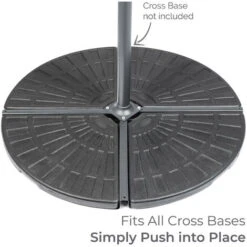 Concrete Parasol Base Weights 50kg -Outdoor Furniture Store 28296506 5