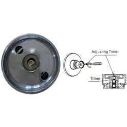 Chrome Timed Non Concussive Exposed Shower Valve Self Closing Gym Pool Schools -Outdoor Furniture Store 28374915 3