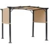Outsunny Outdoor Retractable Gazebo Overhead Backyard Shade Sun Shelter Steel 1 Outsunny Outdoor Retractable Gazebo Overhead Backyard Shade Sun Shelter Steel -Outdoor Furniture Store 28424771 1
