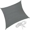 Sun Shade Sail Square, Grey - Garden Sun Shade, Garden Sail Shade, Sun Canopy - 300 X 300 Cm -Outdoor Furniture Store 28720131 1