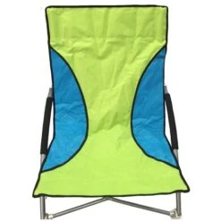 Green Nalu Folding Low Seat Beach Chair Camping Chair