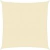 Sunshade Sail 160 G/m² Cream 4x4 M HDPE VidaXL -Outdoor Furniture Store 29036646 1