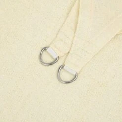 Sunshade Sail 160 G/m² Cream 4x4 M HDPE VidaXL -Outdoor Furniture Store 29036646 5