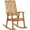 Rocking Chair Solid Acacia Wood VidaXL -Outdoor Furniture Store 29065033 1