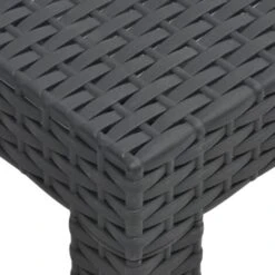 Garden Table Anthracite 58x58x41 Cm PP Rattan VidaXL 11 Garden Table Anthracite 58x58x41 Cm PP Rattan VidaXL -Outdoor Furniture Store 29111418 5