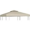 Gazebo Cover Canopy Replacement 310 G / M Beige 3 X 3 M