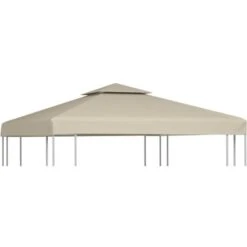 Gazebo Cover Canopy Replacement 310 G / M Beige 3 X 3 M