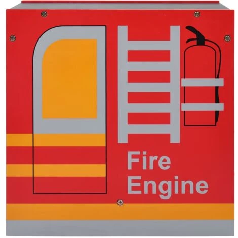 3 Piece Kids Chair Table Set Fire Truck Design Wood 7 3 Piece Kids Chair Table Set Fire Truck Design Wood - Image 5